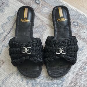 Sam Edelman Black Bridget Slide Sandals Sz7